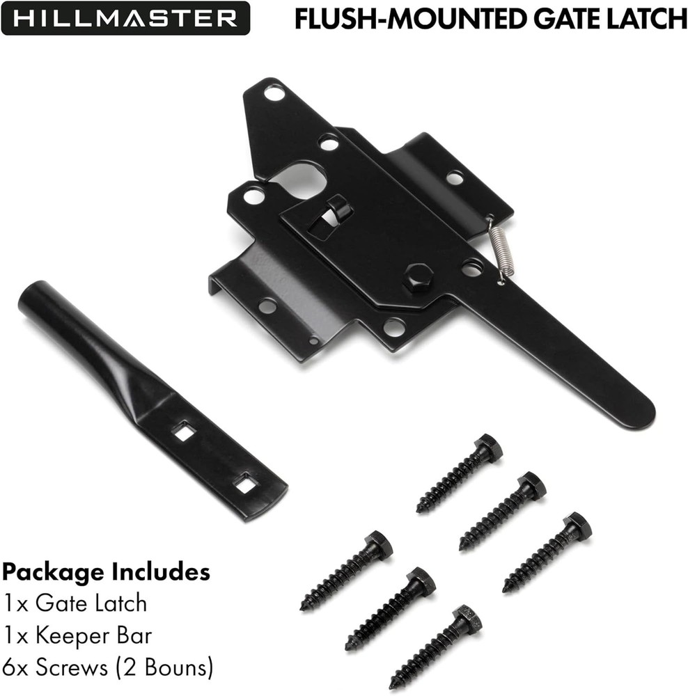Corrosion-Resistant Heavy-Duty Gate Lock with Automatic Self-Latching System