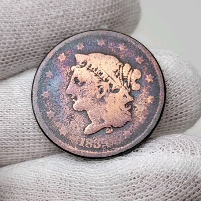 1839 Coronet Head Large Cent
