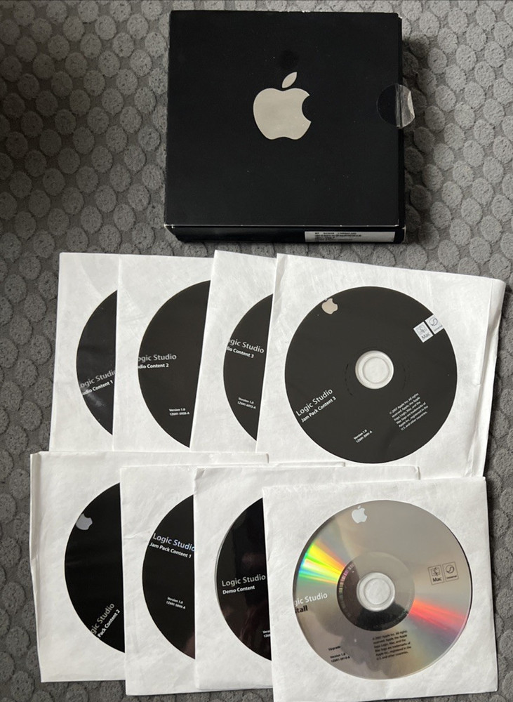 Apple Logic Studio Upgrade Only 8 Discs Y