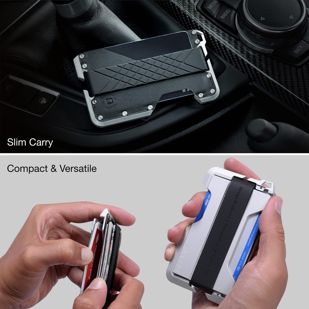Dango Tactical Wallet � RFID Blocking Card Holder for Men - Leather Lined Slim