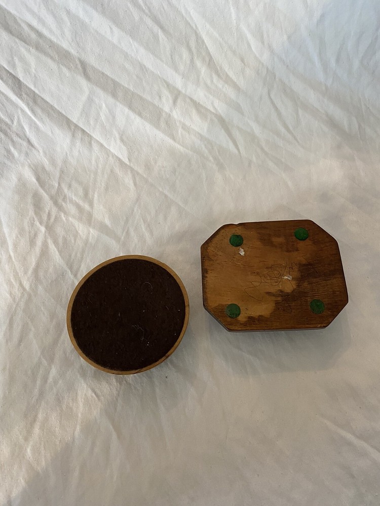 2 Vintage Brass Water Meter Cover