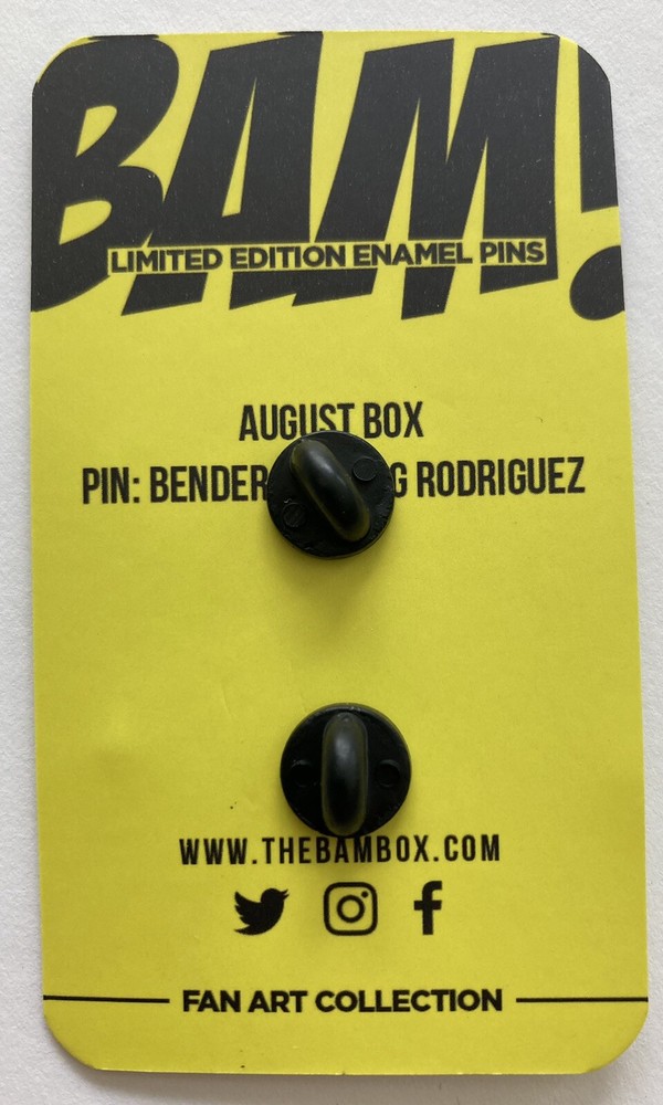 Futurama “Bender Bending Rodriguez” • BAM! Box Enamel Pin • Bender