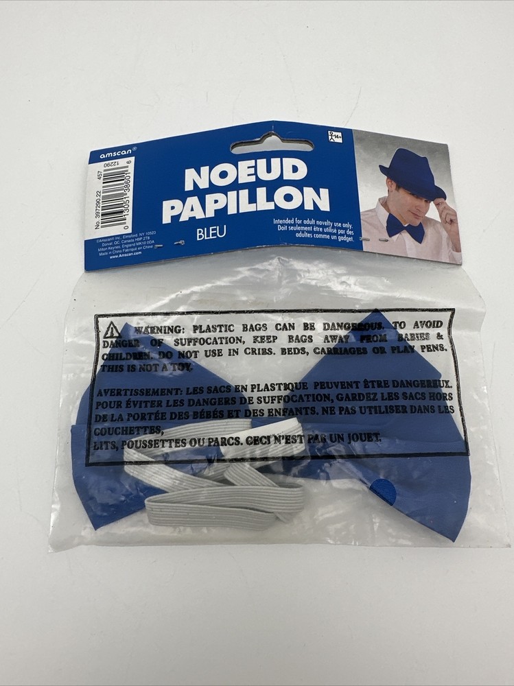 Bow Tie Men Blue Costume Accessory No Eud Papillon…97