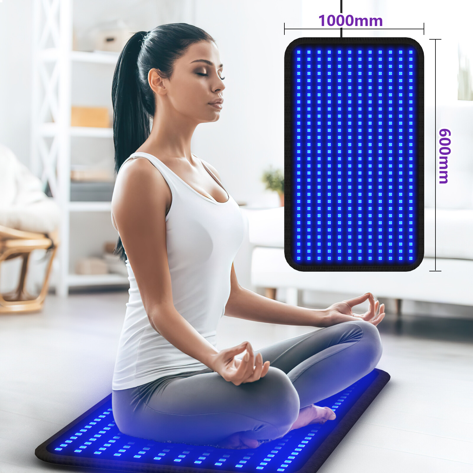 Sunless Tanning Mat Sun Solarium Self-Tanning Pad Safety UV-free Natural Bronze