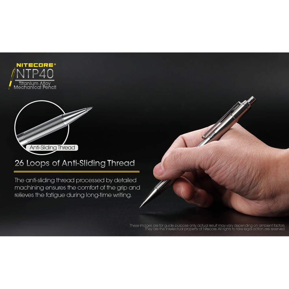 ~NEW~ Nitecore NTP40 Titanium Alloy Mechanical Pencil
