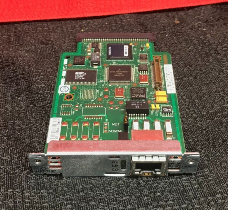 Genuine Cisco VWIC2-1MFT-T1/E1 Multiflex Trunk Voice WAN Interface Module Card