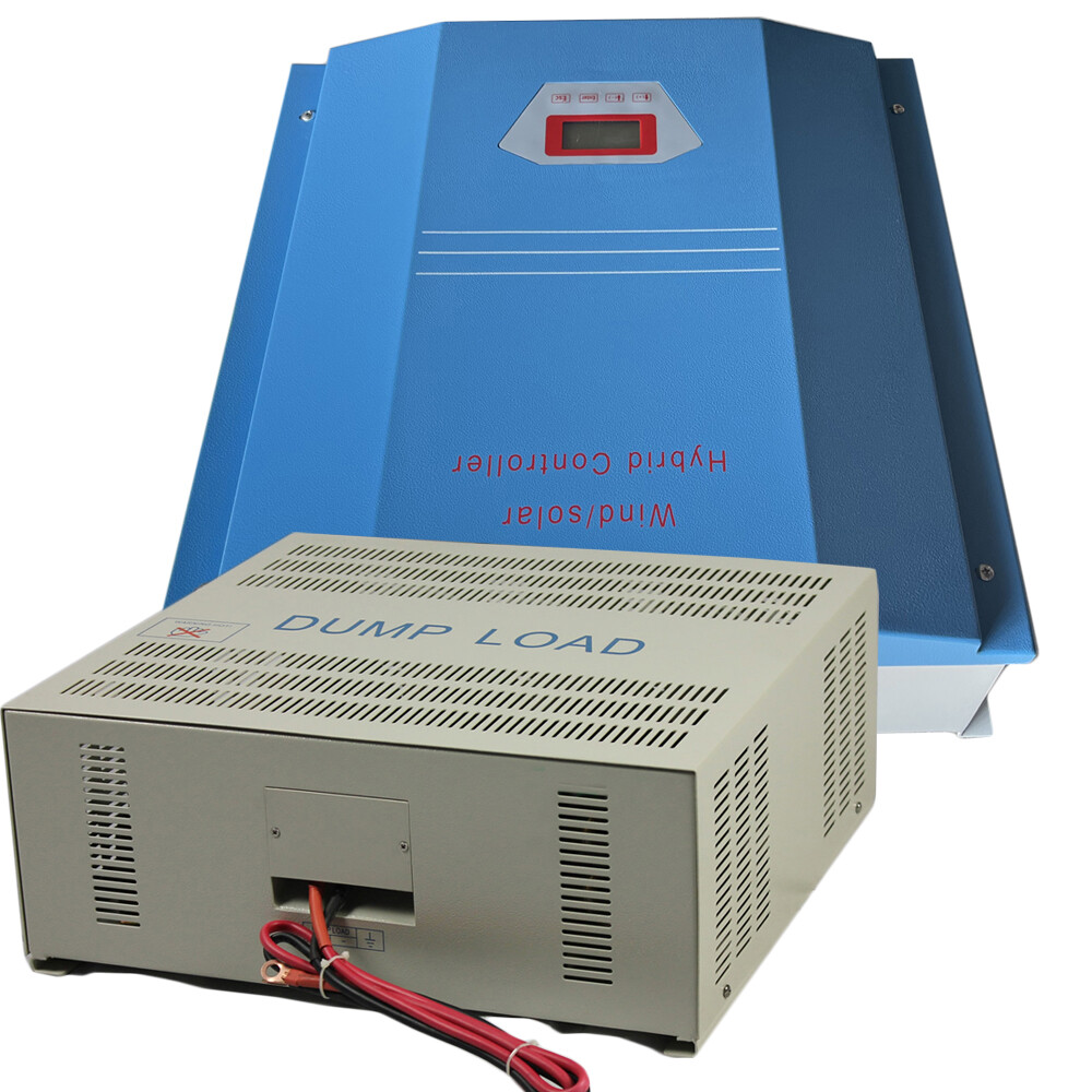 5000W Wind Turbine Generator Kit Wind Power & Off Grid Hybrid Charge Controller