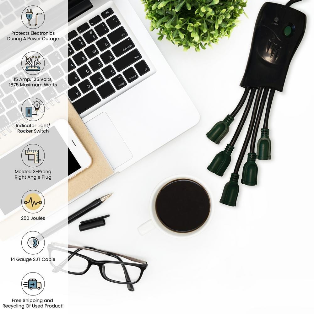 5 Outlet Octopus Surge Protector