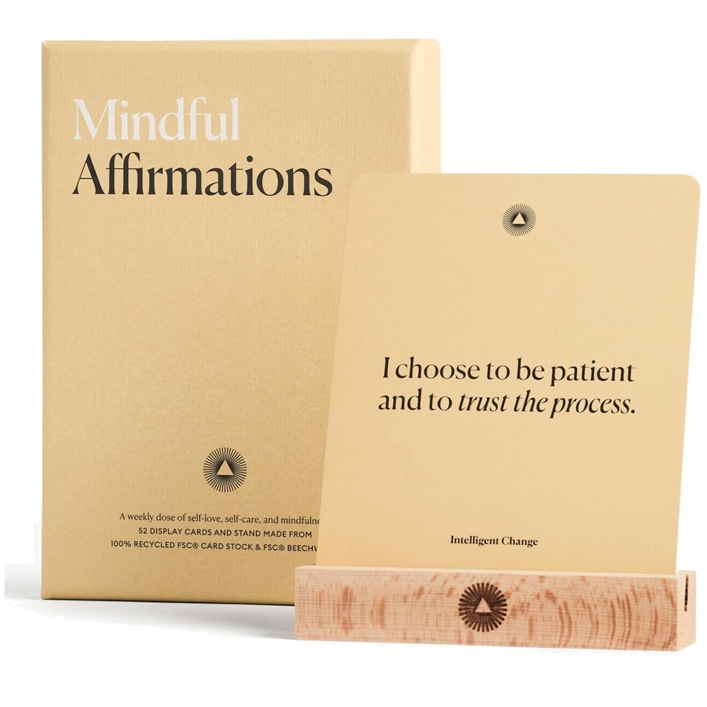 Mindful Affirmation Cards with Stand