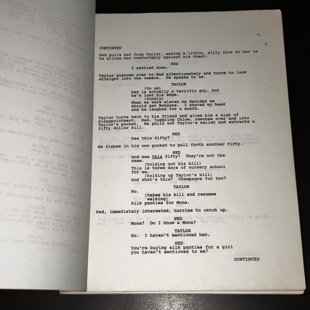 WORTH WINNING (3/1/88) Mark Harmon / Production Script w/Notes / Fox Covers +COA