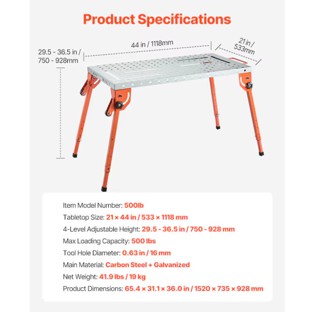 SVOPES Welding table
