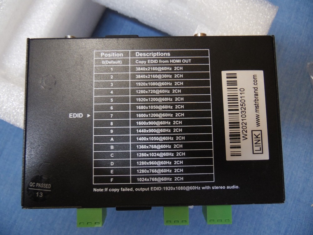 NEW LINK HDMI-SWISS HDMI EDID MANAGER Automatic Controller Relay RS232