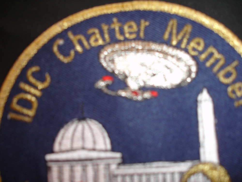 Star Trek Big Patch live long and prosper Charter Member Patch
