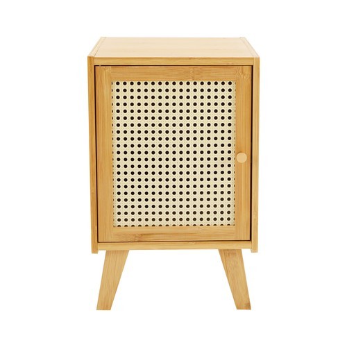 Wooden Side Table, Bamboo Bedside Table, Modern Bedside Table 31*30*51cm