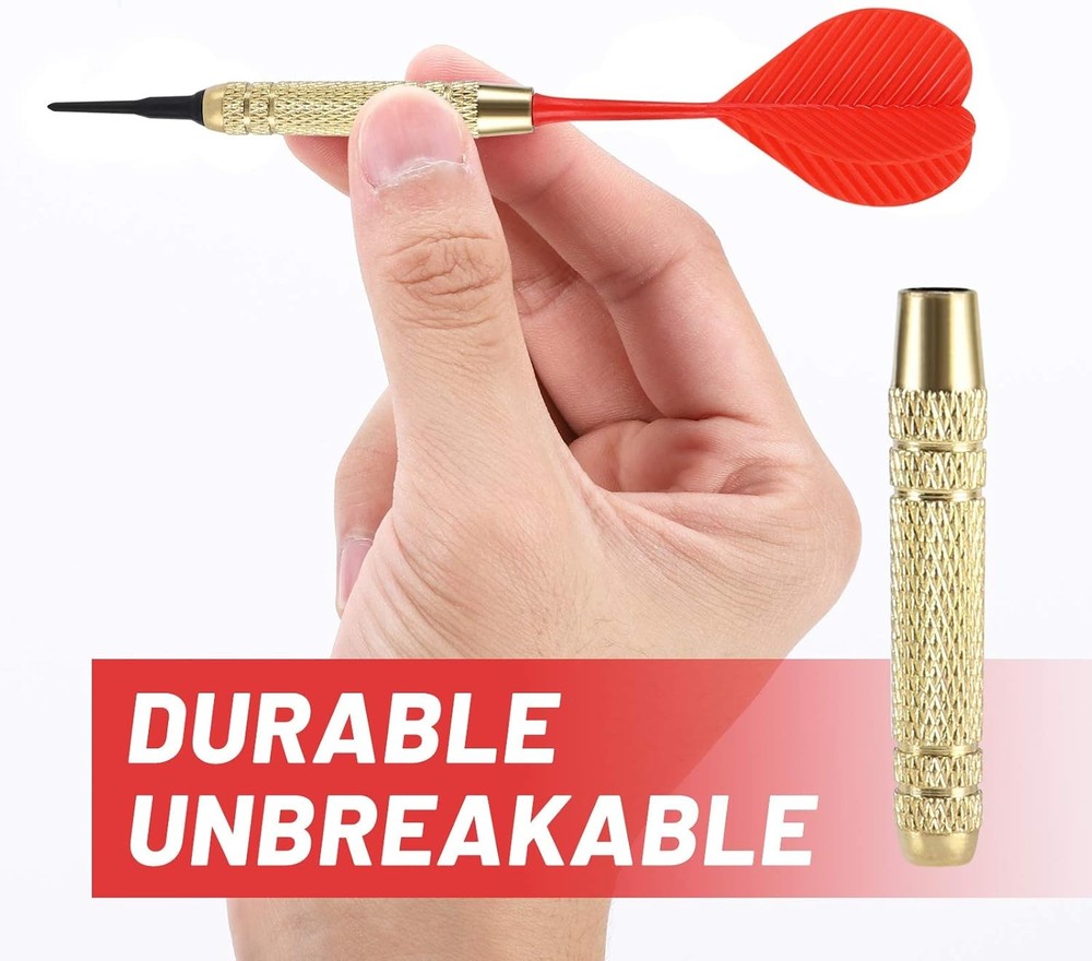 Accmor 18g Soft Tip Darts Set 12pc + 100 Extra Tips