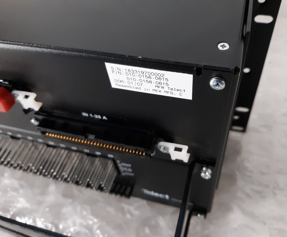 Telect 010-0156-0615 Position Patch Panel NO AC