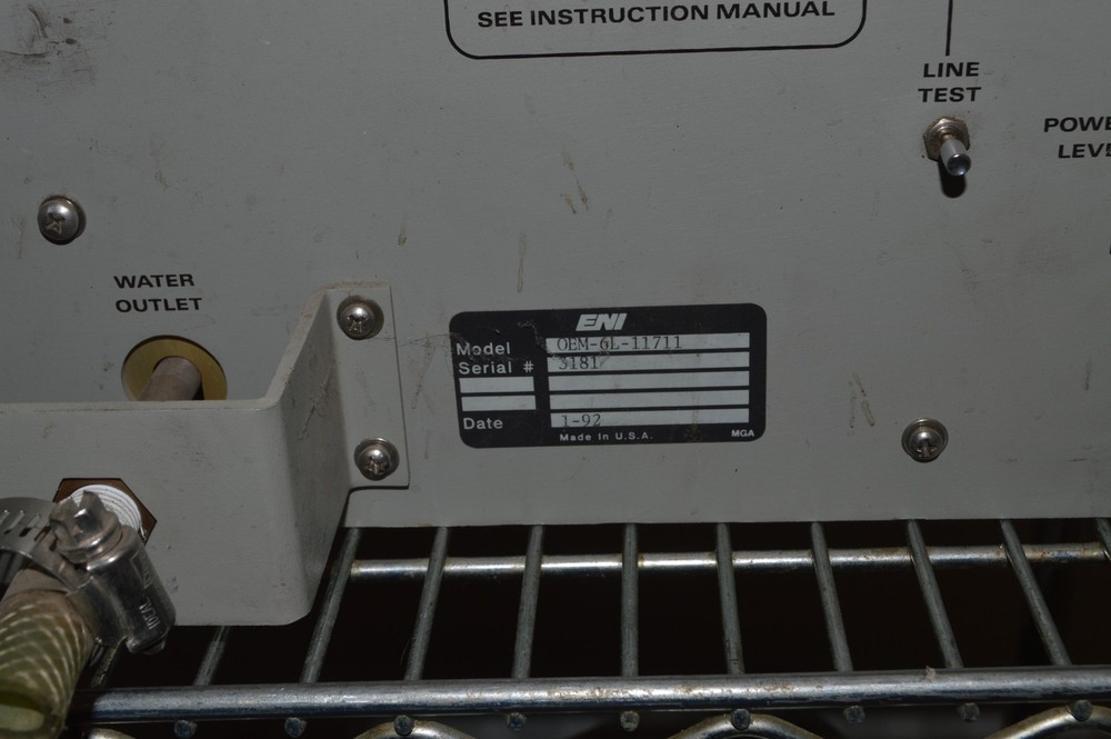 ENI OEM- 6 XL RF GENERATOR (JLU28)