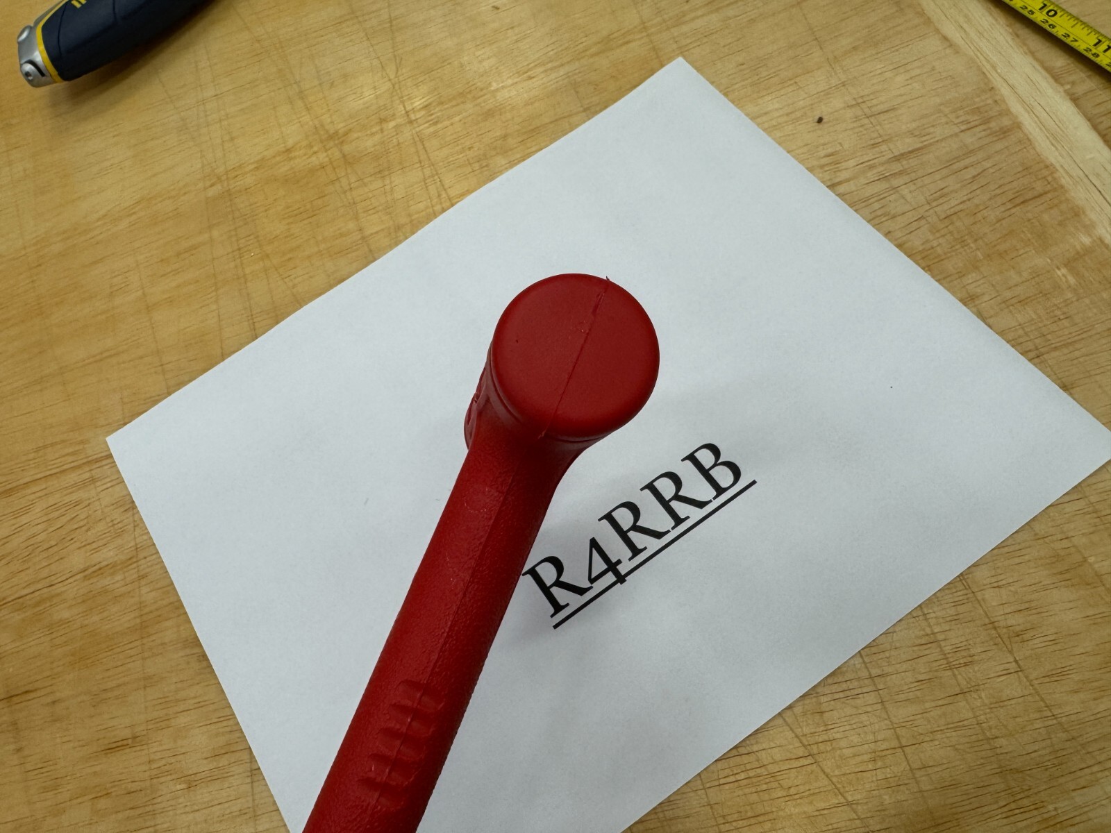 Snap-on Tools USA New Red Small 10oz Slimline SOFT FACE Dead Blow Hammer HBSE10