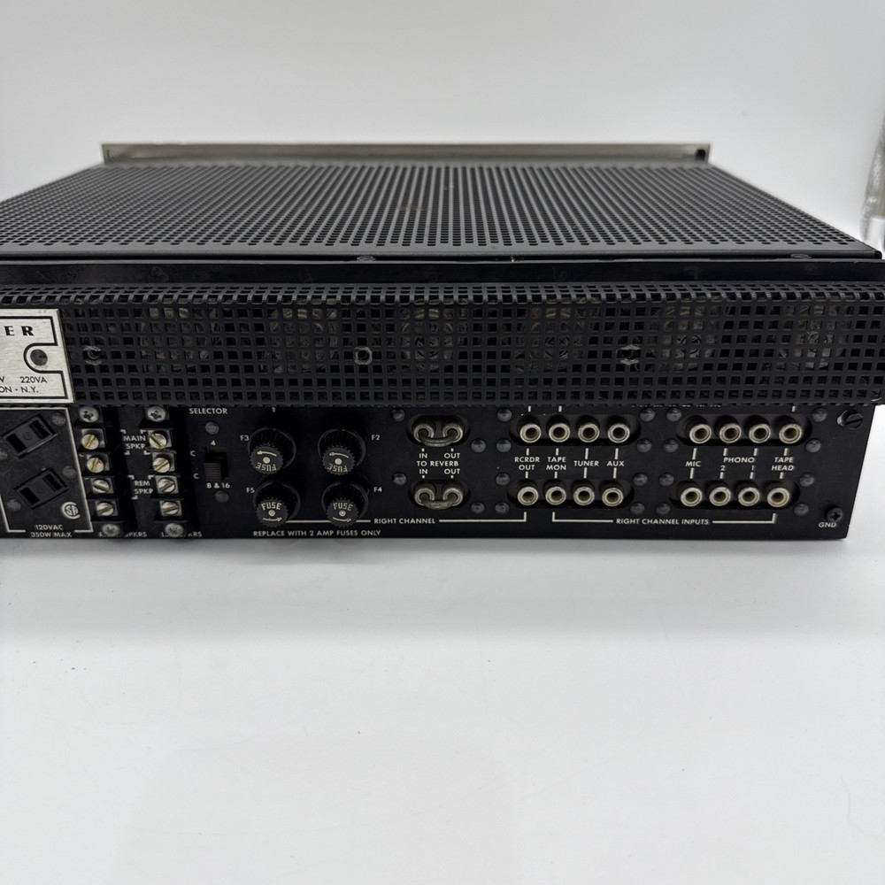 Fisher TX 300 Transistor Control Amp Integrated Amp Powers On Unable To Test