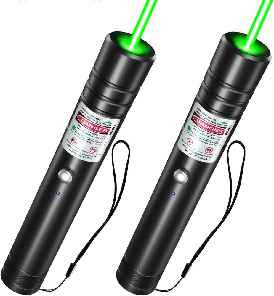 Aluminum Rechargeable Green Laser Pointer with Unique Starlight Patterns