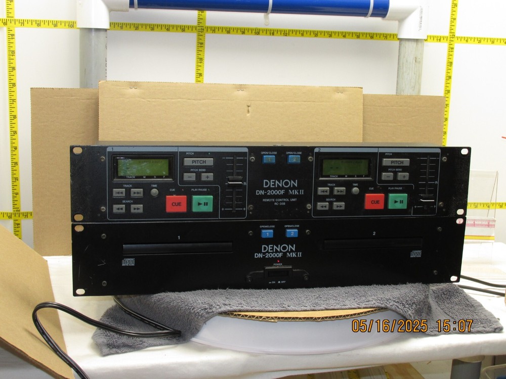 The listing is:(1)Denon DN-2000F MKII Double CD Player And Remote Control Unit