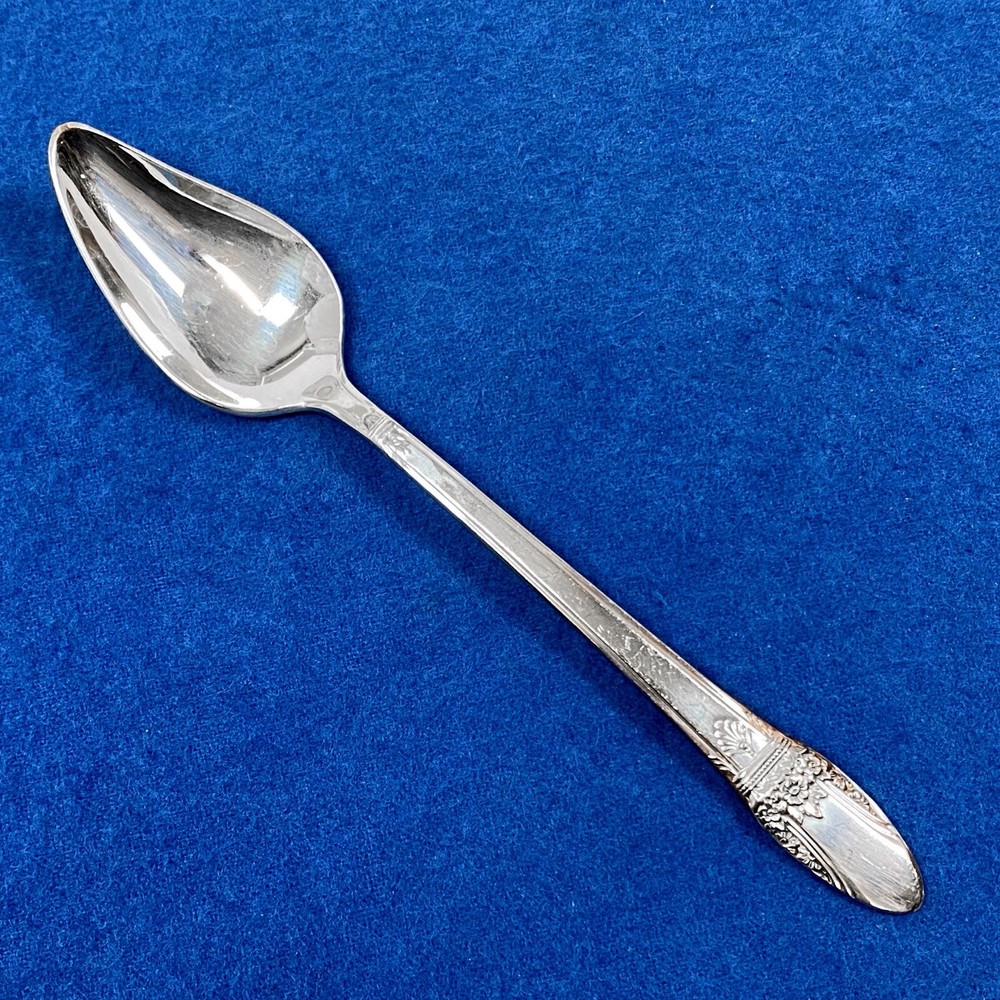 First Love Fruit Spoon / Citrus / Grapefruit Spoon by 1847 Rogers Silver-Plate