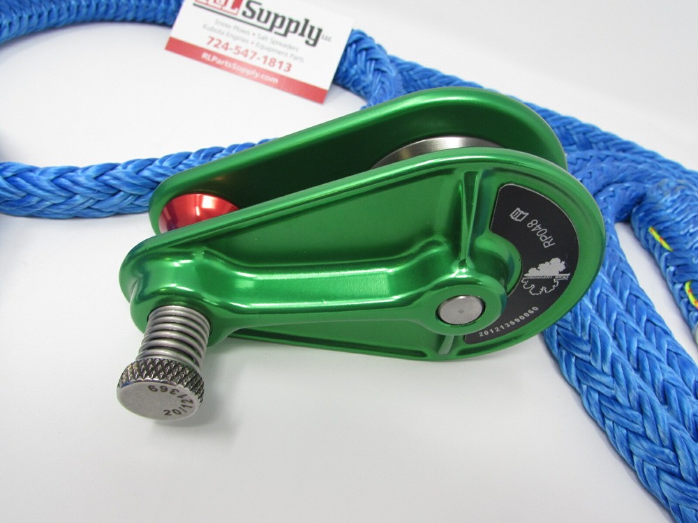 1/2" ISC RP048 BLOCK & 2-6FT LOOPIE SLING RIGGING COMBO KIT - ARBORIST