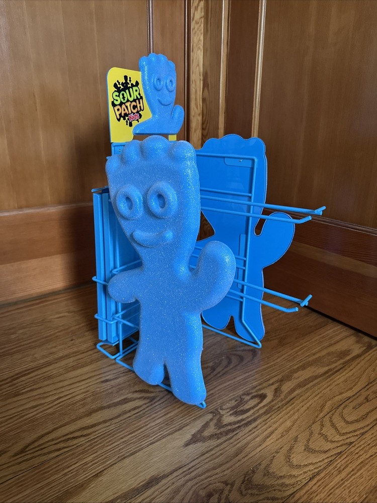 Sour Patch Kids Candy Store Display Metal Wire Rack Peg Hooks or Shelf Display