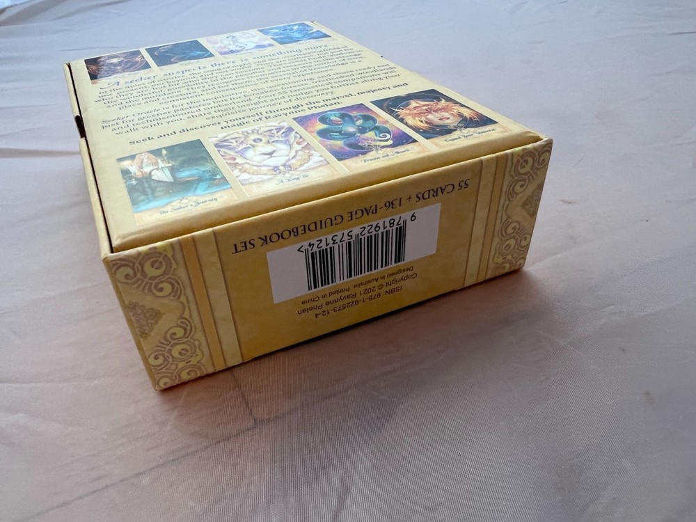 Seeker Oracle Cards by Ravynne Phelan 55 Card Deck & Guidebook EUC