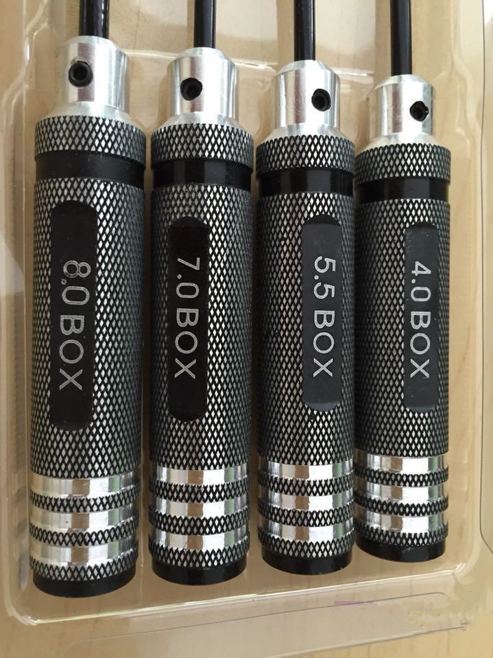 Model Socket Screw Driver Driver Tool Kit Set for RC Car Helicopter Fixed-Wing