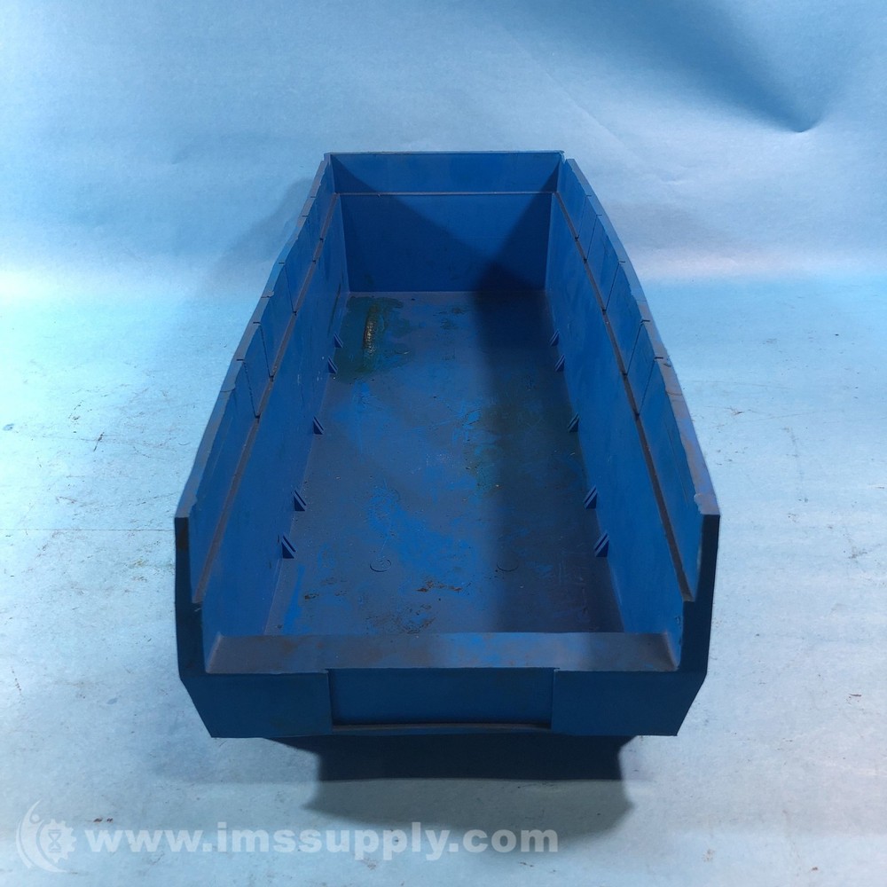 Gould Plastics B4 Blue Shelf Bin USIP