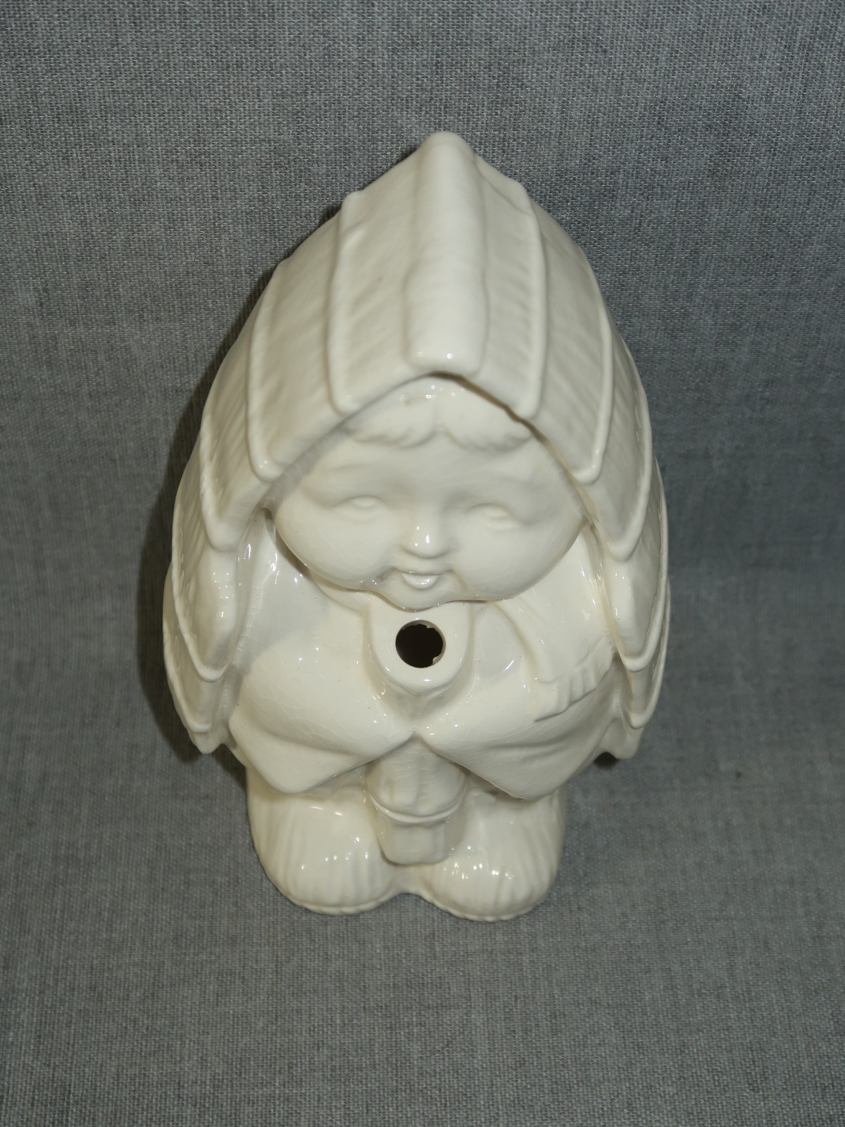 VTG 70’s Ceramic Tiki Benihana Drink Cocktail Mug Canoe Boy MCM Japan 6.5" Tall