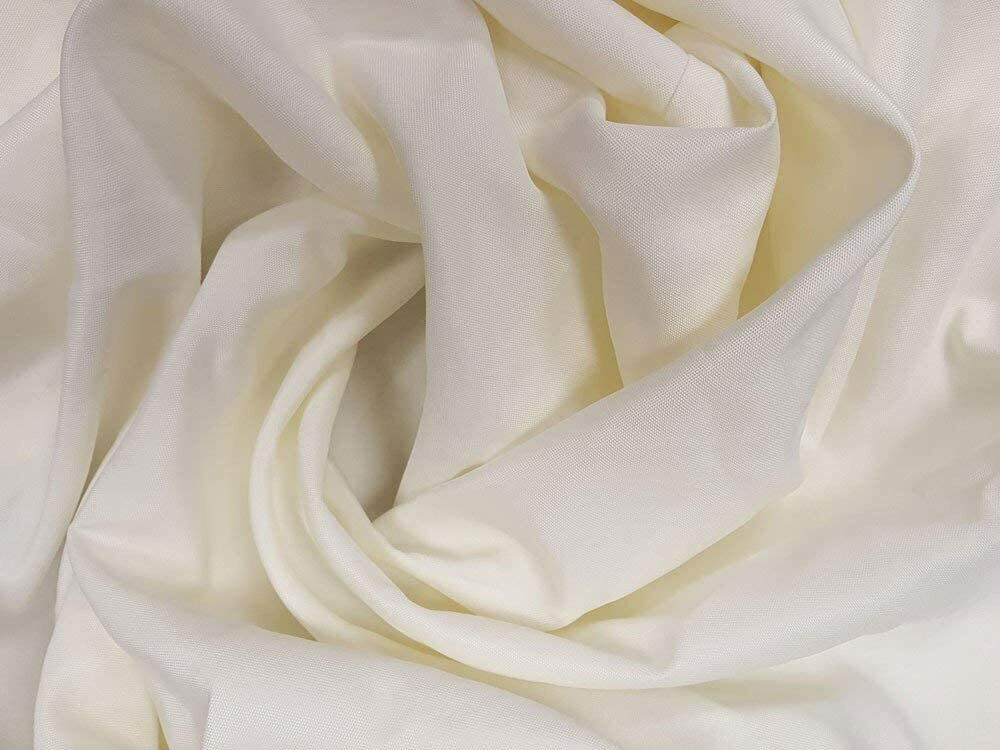 60'' x 126'' EventStable 100% Polyester Ivory Tablecloth Wedding Event