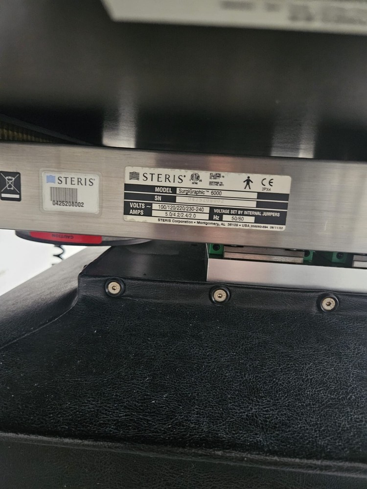 Table Steris Surgipraphic 6000 - very good condition