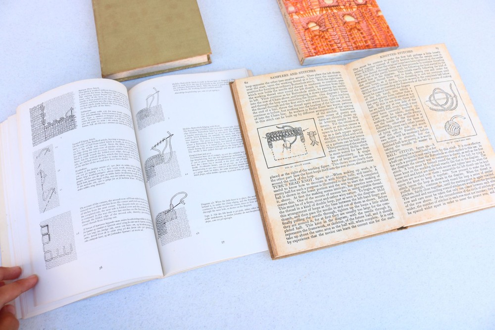 Books Danish pulled Thread Embroidery Stitch Handbook Dictionary Handy CRAFT OO