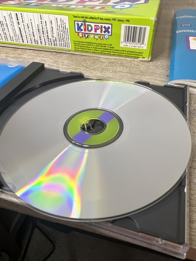 KID PIX Studio Big Box - Image Maker Edition - Rare!