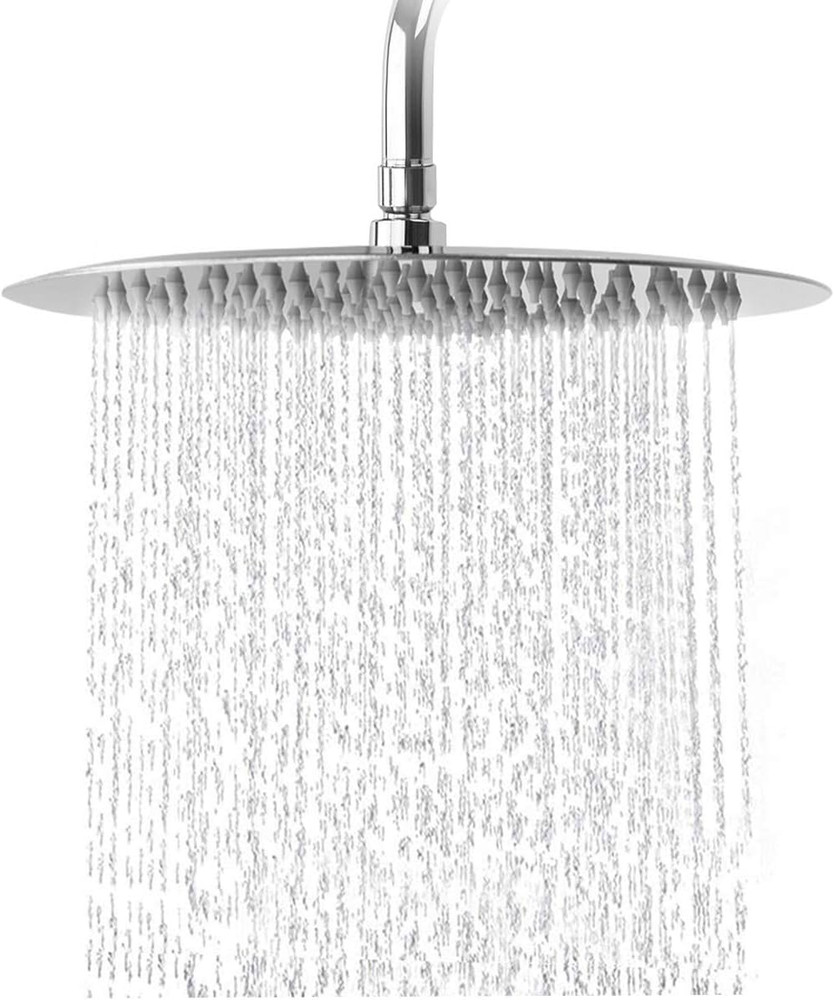 Rain Shower Head, Ultra-Thin Design-Pressure Boosting, Awesome Some Experienc...