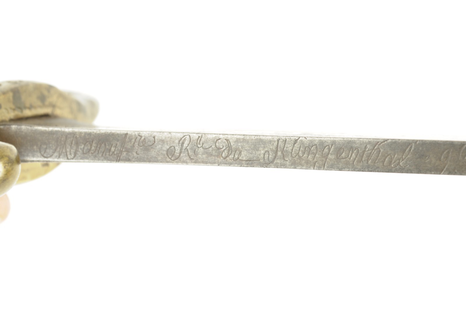 original French Infantry Briquet dated 1814 KLINGENTHAL Sword Napoleon Waterloo