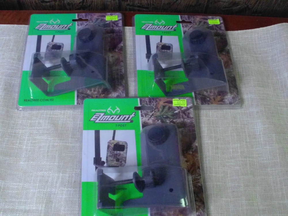 3 PACKS Realtree EZmount T-post Trail camera mount
