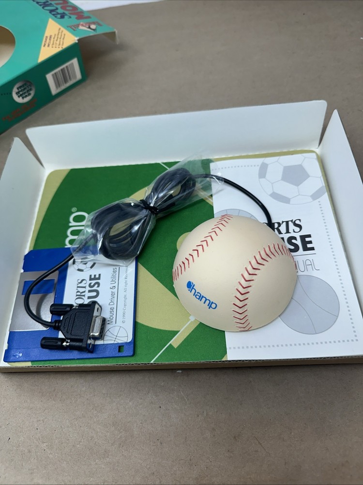 IBM PC Vintage Baseball sports mouse