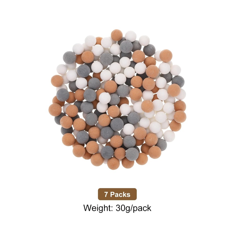 uxcell 7 Packs Replacement Shower Head Bead 7-8mm Filter Beads