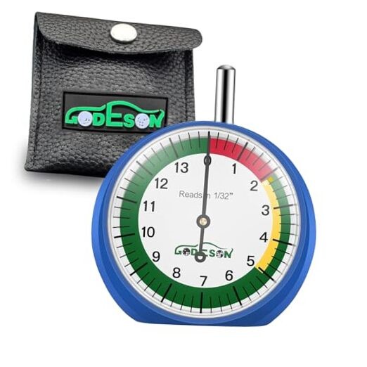 Dial Type Tire Tread Depth Gauge 88703 Professional for 1 Pack INCH