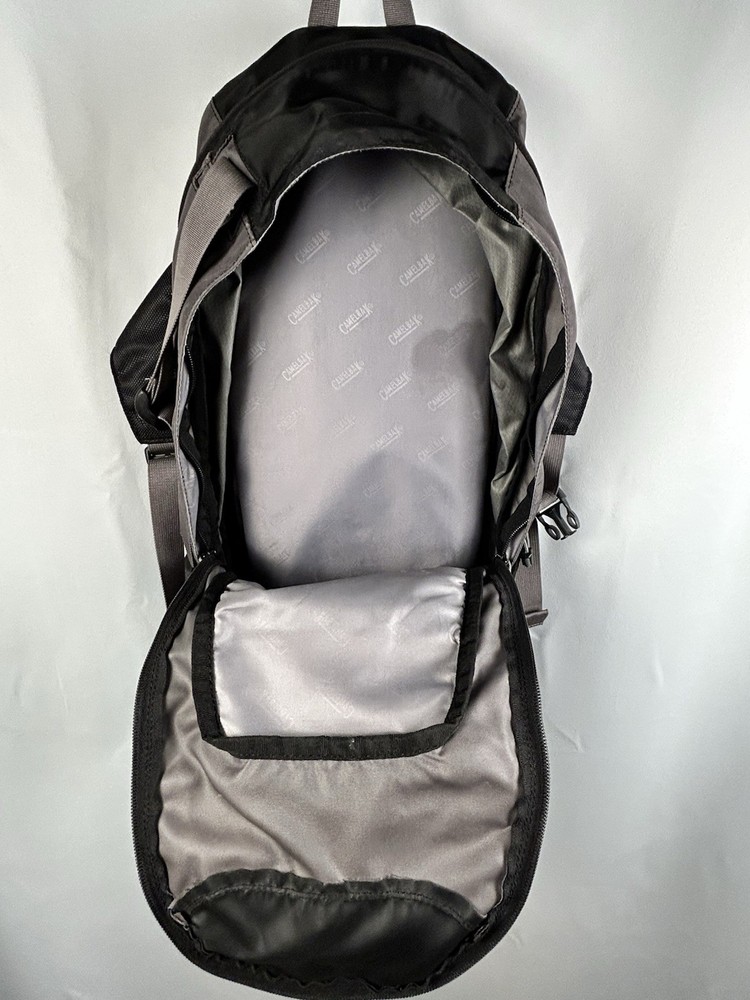 CamelBak Hydration Backpack Gray Blue Hiking Pack No Bladder Outdoor Daypack