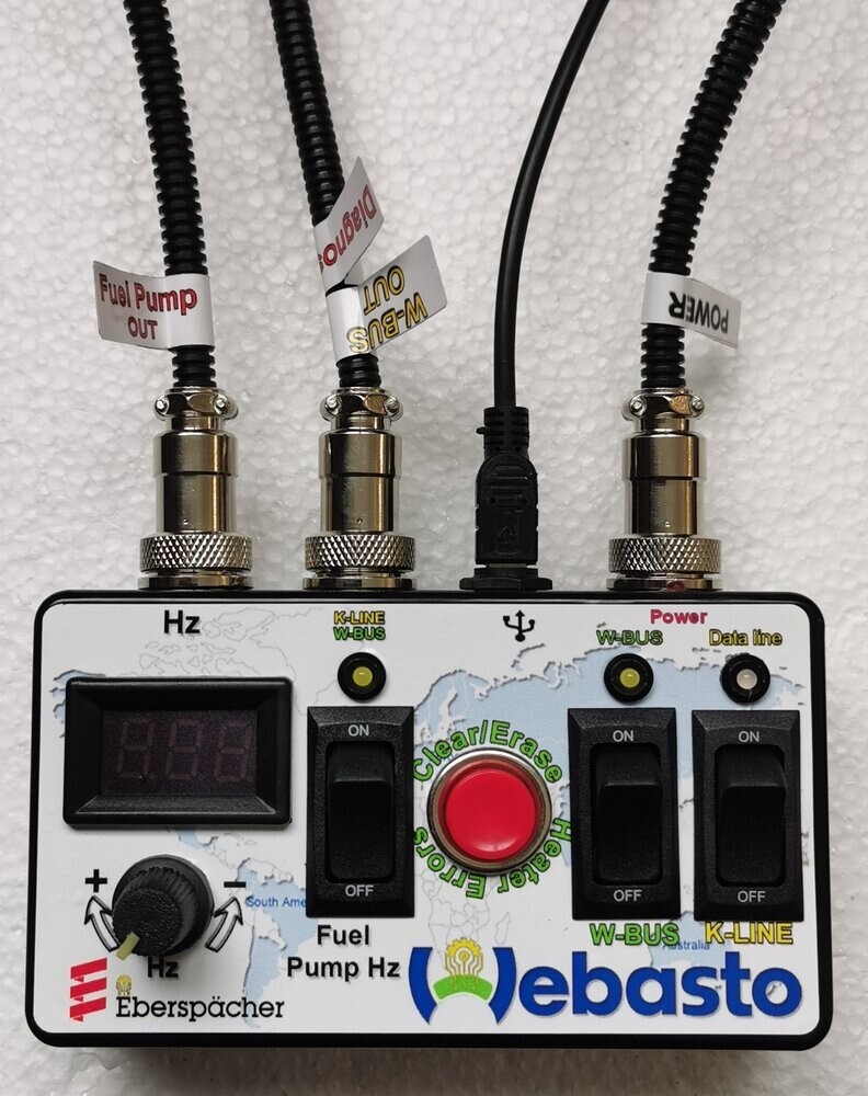 WE-TESTER Webasto and Eberspacher Diagnostic Interface 6 in 1