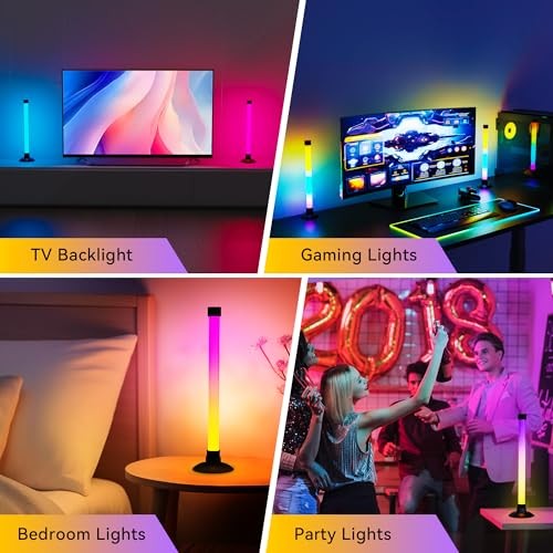 Led Light Bar with Music Sync, Color Changing TV Backlight App & Remote