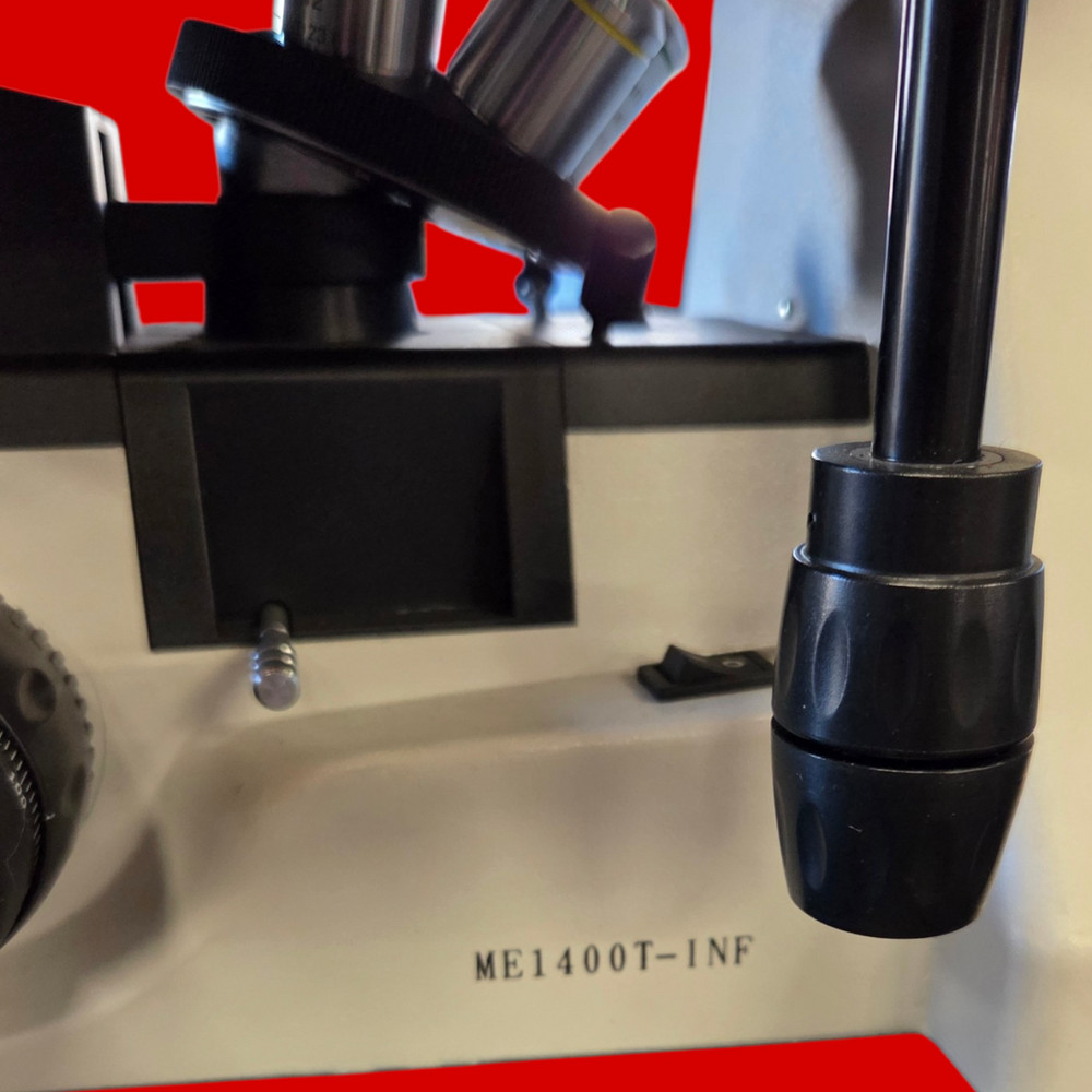 AmScope ME1400 Series Inverted Plan Optics Infinity-Corrected Polarizing Metallu