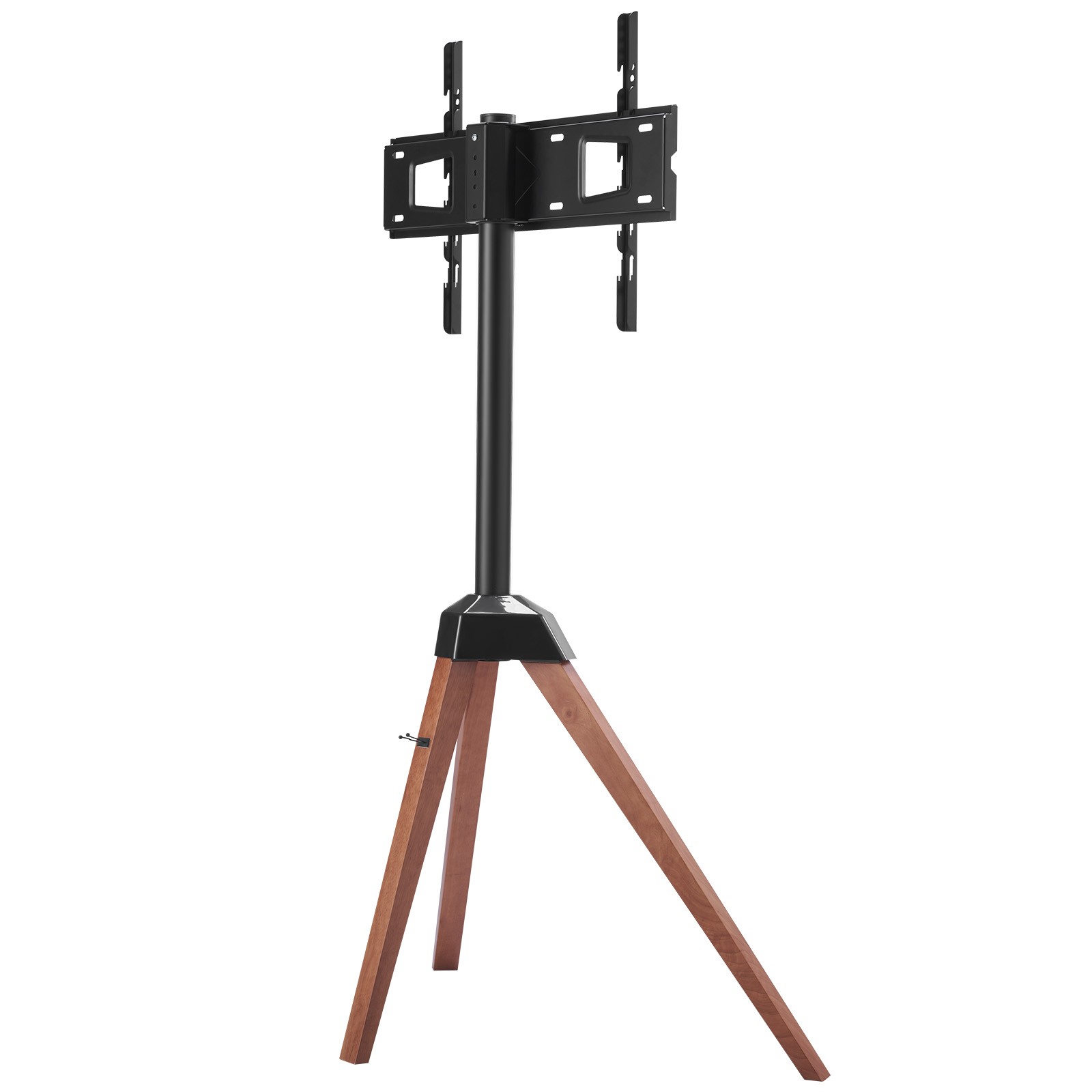 Tripod Easel TV Stand Wood Legs Holds up to 99 lbs for 40-65 Inch Screens