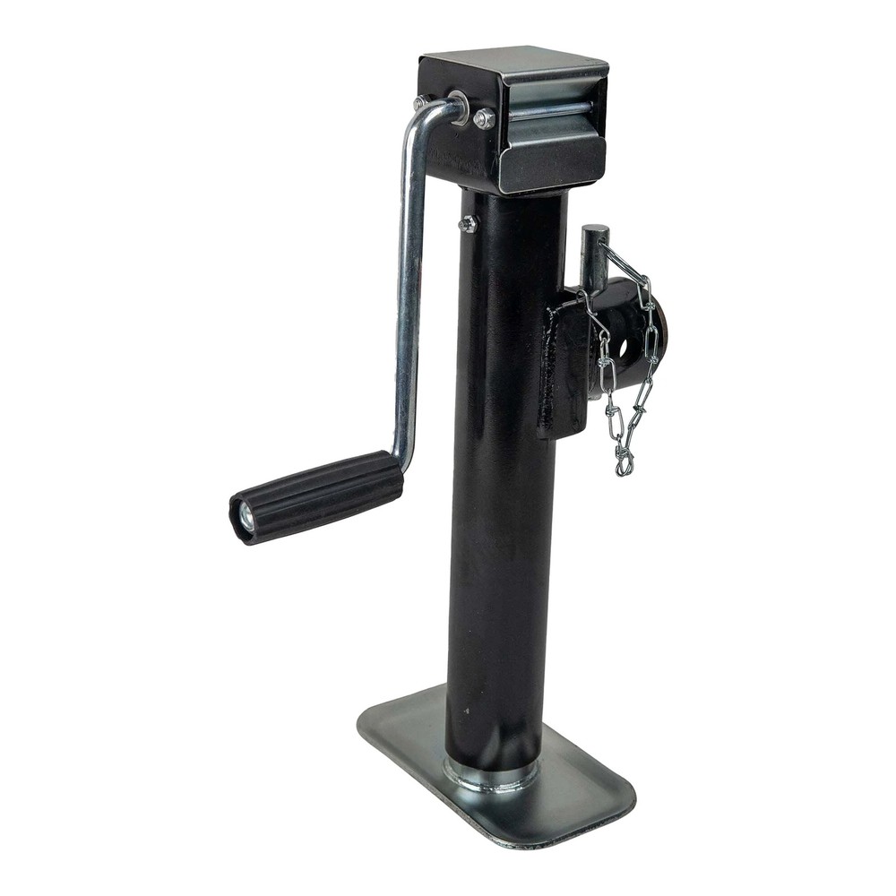 Pipe Mount 5k Trailer Jack - 5000 lb Side Wind