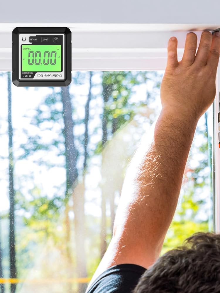 Digital Angle Finder Magnetic Angle Gauge LCD Digital Level tool Protractor I...