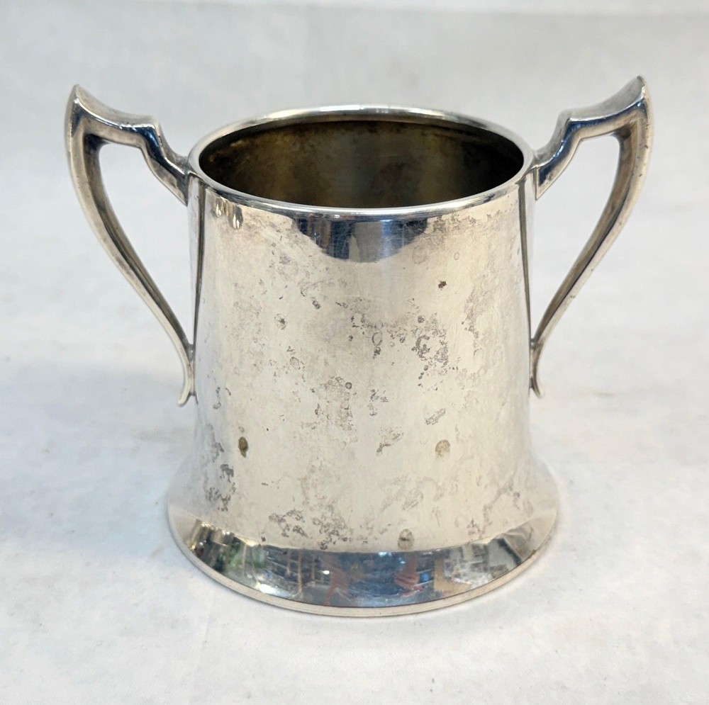 Vintage Armor Silver Plate Sugar and Creamer 3 Piece Set